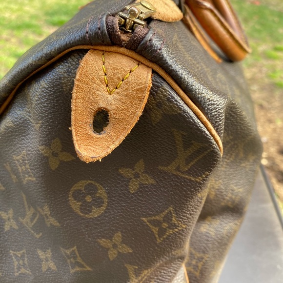 Louis Vuitton monogram speedy 40 satchel bag - Picture 4 of 8